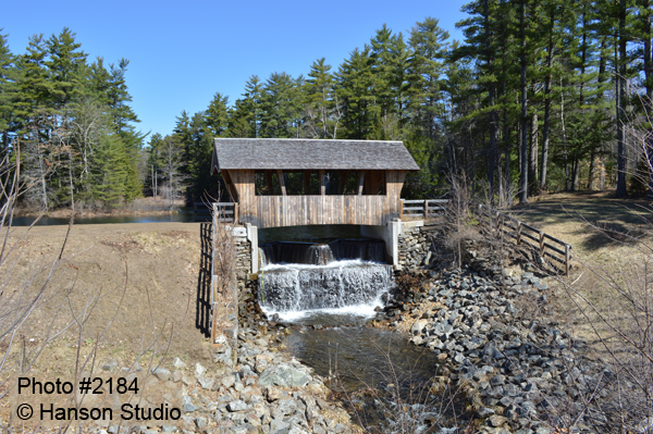 Chester, NH - Wason Pond Bridge from below the dam